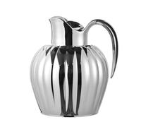 Carafe à café Thermique en Acier Inoxydable, 1,2 l | Pichet à eau avec bouton-pression, adapté à la maison, au bureau, à l'hôtel, aux boissons chaudes et froides, au thé