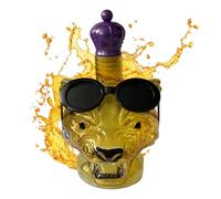 Carafe à décanter en verre tête de léopard pour vin | Distributeur d'alcool pour maison, décoration, bourbon, cognac, vodka, cadeau pour homme, père, anniversaire