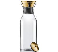 Carafe à eau 1 l, couvercle en laiton, haute, verre, Eva Solo