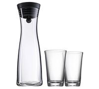 Carafe à eau BASIC 1,0 l avec deux verres à eau, WMF