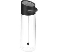 Carafe à eau en verre de 1 l aux arômes de fruits - avec bouchon - noire