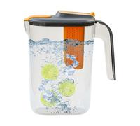 Carafe à eau et œuf - Carafe à thé résistante aux hautes températures, verre à boisson de grande capacité et fonction de versement d'eau froide pour jus et boissons enrichies