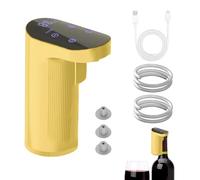 Carafe à vin électrique, distributeur de vin rechargeable, pompe à liqueur réglable avec contrôle de versement fluide pour une saveur améliorée, accessoire de bar, outil de boisson avec design moderne