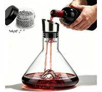 Carafe À Vin Rouge Avec Aérateur Intégré, Carafe À Décanter, Cadeau De Vin | Decanteur À Vin, Aérateur De Vin, 1500 ml Carafe À Vin Rouge En Verre Transparent Pour Beaux-Parents Et Amateurs De Vin