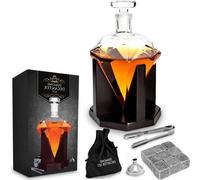 Carafe à whisky avec motif en losanges - 04521