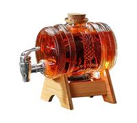 Carafe à Whisky Décanter de Whisky, 3L Distributeur de Liqueur avec Robine&Support, Set Whiskey Luxueux en Grande Capacité, Cadeau pour Homme -pour Vin, Alcool, Scotch, Bourbon, Brandy