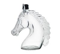 Carafe à whisky en forme de tête de cheval de 350 ml, outil de bar, bouteille de whisky pour vin, élégante carafe à décanter avec motif de cheval détaillé | 350 ml pour père, homme, , papa fidan