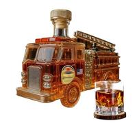 Carafe À Whisky Service en verre Camion de pompiers 30 cl