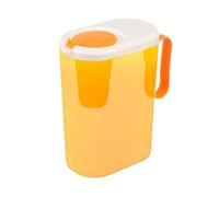 Carafe avec filtre à eau de 2 l - Récipient transparent pour boissons avec poignée et couvercle, grande carafe pour boissons | Carafe pour café froid, thé glacé, jus et boissons d'été, ustensiles