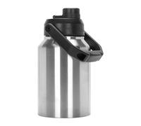 Carafe en acier inoxydable - Carafe sous vide en acier inoxydable avec isolation large, isolée sous vide à deux étages pour boissons froides pour la randonnée, le camping