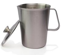 Carafe en acier inoxydable de 2000 ml avec couvercle et double échelle