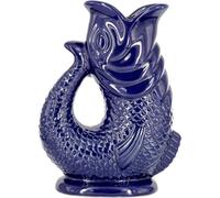Carafe en céramique bleu cobalt de 15 litres en forme de poisson pour cocktails
