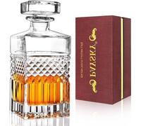 Carafe en cristal pour whisky avec coffret de luxe