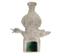 Carafe En Forme De Statue De Chien - Bouteille En Verre De Whisky, Récipient Hermétique Pour Liqueur, Support Décoratif Pour Boissons | Système De Présentation D'alcool, Pièce D'accent De Bar À Domici