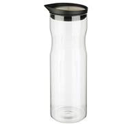Carafe en verre avec couvercle, 1,0 litre, verre/inox