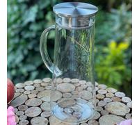 Carafe en verre borosilicaté, 1500 ml, transparente