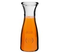 Carafe en verre - Cruche/décanteur en verre - 1 litre - Pour l'eau, le jus, le vin, les sodas - Verre épais - Pour les boissons fraîches