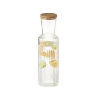 Carafe en verre LINES, 1,5 litre, transparent
