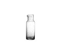 Carafe en verre transparent, soufflée à la bouche, bulles fines - Pomax, Vico - 8x8x24 cm