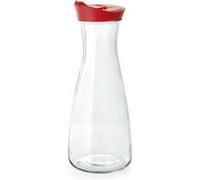 Carafe en Verre trempé 1litre rouge H 260 mm Ø 100 mm Was Germany 9