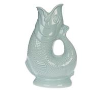 Carafe glouglou emblématique Gurgly, Air, Grand format 28cm 1,4L - Pichet à eau en forme de poisson, vase décoratif, ornement, carafe