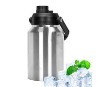 Carafe isolée, bouteille d'eau sous vide en acier inoxydable de large