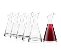 Carafe One for All Stölzle Lausitz 500 ml - Carafe en cristal soufflé bouche pour eau vin jus lait - Design incliné élégant - Fait main - Compatible lave-vaisselle - Fabrication allemande artisanale