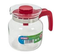 Pyrex Classic Verseuse Haute avec poignée Rouge, en Verre, 1 Litre