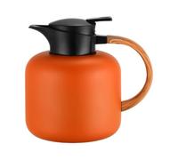 Carafe thermique 2 litres sous vide avec poignée antidérapante | Carafe à café de grande capacité pour table de nuit pour boissons chaudes froides, thé, maison, bureau, appartement