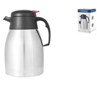 Carafe Thermos Inox 18/10 Poignée Noire Lt. 1,5 Officine Standard