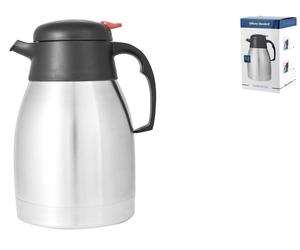 Carafe Thermos Inox 18/10 Poignée Noire Lt. 1,5 Officine Standard