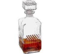 Carafe / Verre en cristal / Set pour verres à whisky - BarCraft Carafe en verre taillé pour whisky et brandy