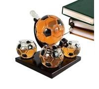 Carafes à vin | Bouteille à whisky design football en verre | 85 arafe À Vin - Pour maison cuisine cocktail table à dîner bar fête dame maman grand-parent