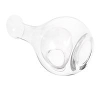 Carafon à Vin en Verre 385ml, Design Concave, Glace | Distributeur pour Eau et Vin, Style Japonerie Créatif, Usage, Pratique et Solide