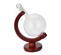 Carafon à Vin Globe 500ml en Verre Borosilicaté, Ambiance Noël | Support Inclus, Usage Bar Décor et Anniversaires, Style Globe, Verseur Pratique pour Alcool