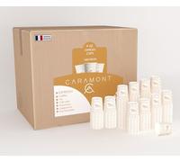Caramont 4 Oz 1000 Espresso Gobelets en Carton,Écologique,Jetables,Résistant à la Chaleur,Carton Qualité,Idéal pour Toutes Les Boissons Chaudes ;Café,Thé,Chocolat etc.
