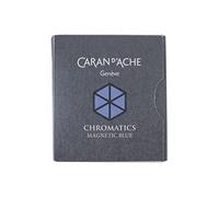 Caran d ́Ache 8021.149 Lot de 6 cartouches d'encre magnétique Bleu