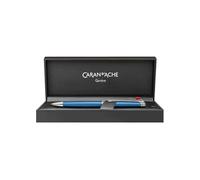 Caran d’Ache Stylo à bille LEMAN SLIM de couleur grand bleu, 4781.168