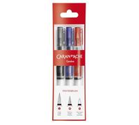 Pinceau aquarelle à réservoir d'eau, set de 3