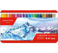CARAN D'ACHE 7500384 CARAN D'ACHE Crayon de cire aquarelle NEOCOLOR II, étui de 84 pièces