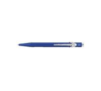 Caran d'Ache 849 Métal-X - stylo-bille aluminium bleu, pointe moyenne
