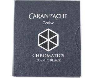 Caran d'Ache CD8021.009 Lot de 6 cartouches d'encre Noir cosmique