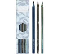 CARAN D'ACHE Crayons graphite ALPINE FROST Set de 3 pièces