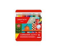 CARAN D'ACHE 3888418 CARAN D'ACHE Crayons de couleur SUPRACOLOR ÉDITION SPÉCIALE, coffret de 18