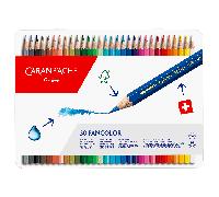 Caran D'Ache Fancolor 30 Eau Soluble Couleur Crayons Artiste Esquisse Boite Set