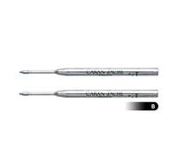 Caran D'ache Goliath Ballpoint Lot de 2 recharges pour stylo à bille Noir