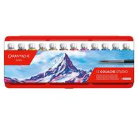 CARAN D'ACHE Gouache GOUACHE STUDIO en tubes de couleur Etui de 12 pièces