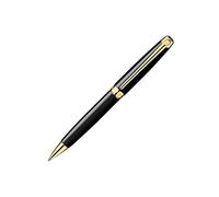 Caran d'Ache Leman Stylo bille en plaqué Or - Noir ébène