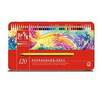 Caran d'Ache Lot de 120 crayons Supracolor Soft en coffret métal