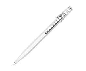 Caran d'Ache Metal 849 Stylo à bille Blanc métallisé